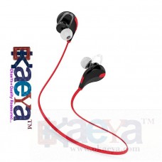 OkaeYa Jogger Qy7 Jogger Bluetooth Headset Compatible with Iphones, IPads, Samsung and other Android Devices (Red and Green)